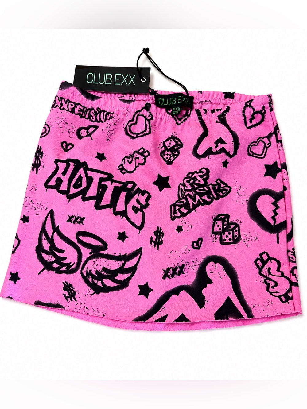 dollskill club exx mini skirt NWT size xxs